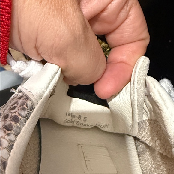 Vintage Havana Sneakers Womens Kate White Snake shoes Size 8.5 - Picture 4 of 12